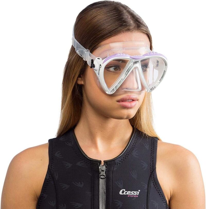 Cressi LINCE MASK SIL CLEAR/FRAME PINK - Image 5