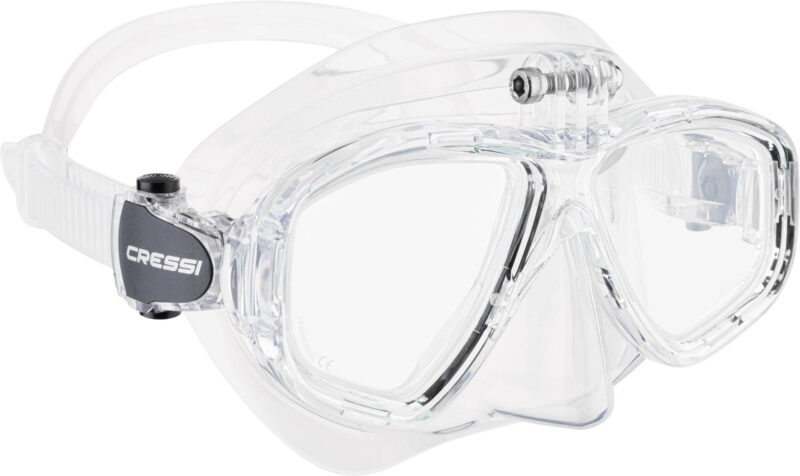 Cressi ACTION MASK SIL CLEARL/FRAME CLEAR