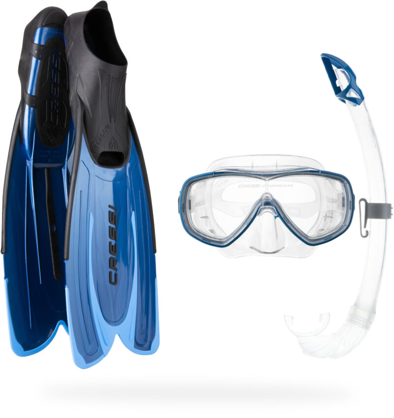 Cressi AGUA + ONDA + MEXICO SET BLUE 43/44