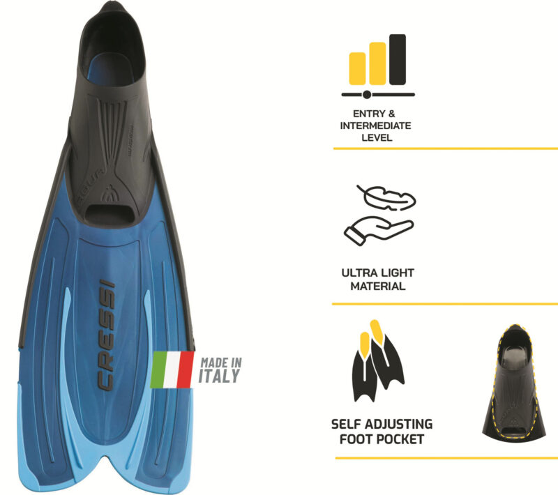 Cressi AGUA FINS BLUE 43/44 (8,5/-9,5) - Image 8
