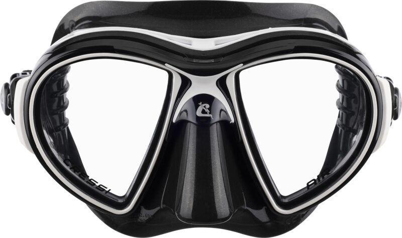 Cressi AIR MASK SIL BLACKL/FRAME BLACK WHITE - Image 2