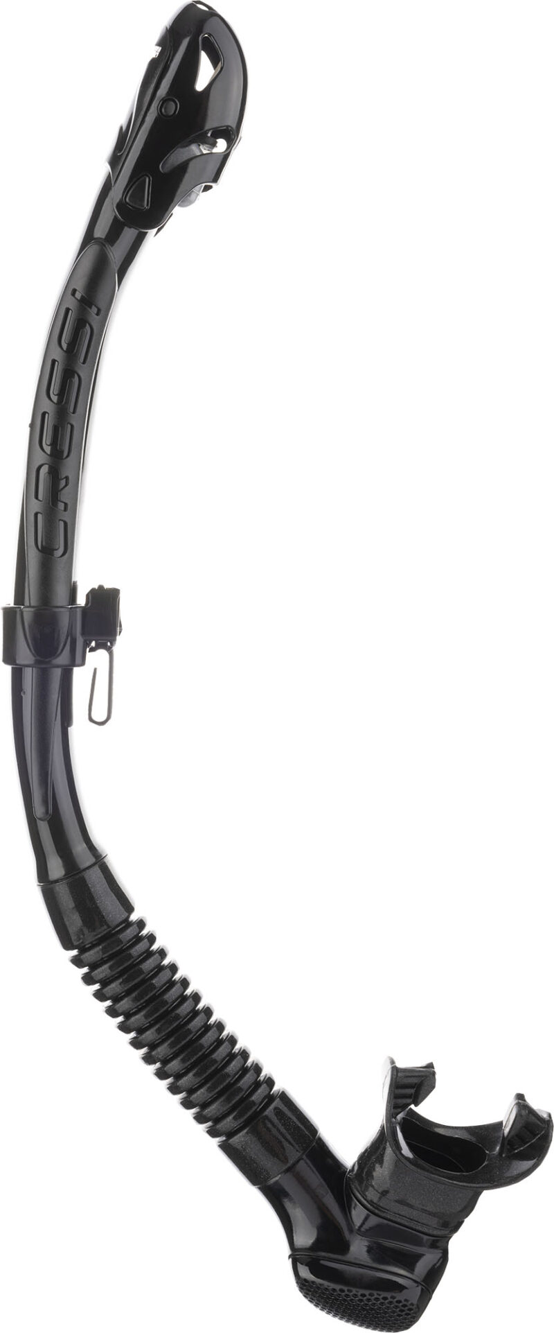 Cressi ALPHA ULTRA DRY SNORKEL SIL. BLACK/TUBE BLACK - Image 2