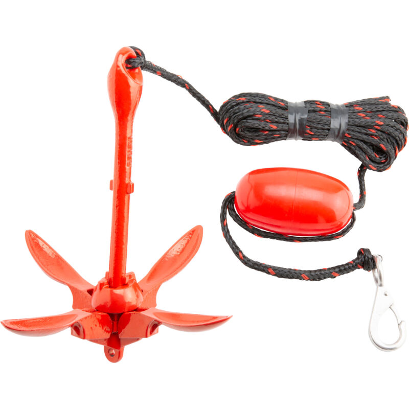 Cressi SQUID FOLDABLE ANCHOR SET RED 3.5 LBS - Image 2