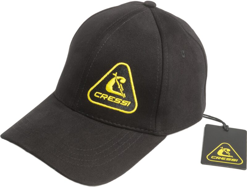 Cressi CRESSI BASEBALL CAP BLACK/YELLOW