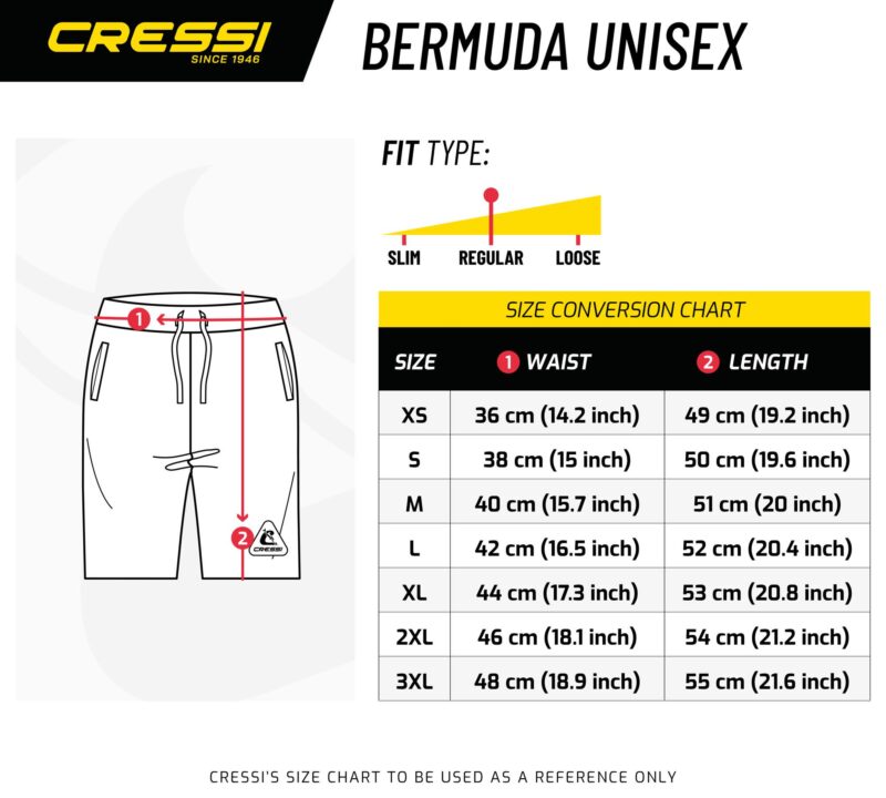 Cressi CRESSI BERMUDA UNISEX BLACK/YELLOW XS - Image 4