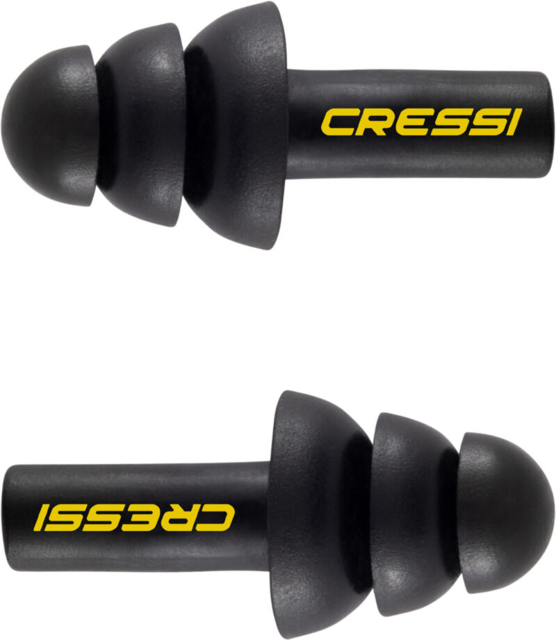 Cressi AQUA KIT EAR PLUGS + NOSE CLIP BLACK