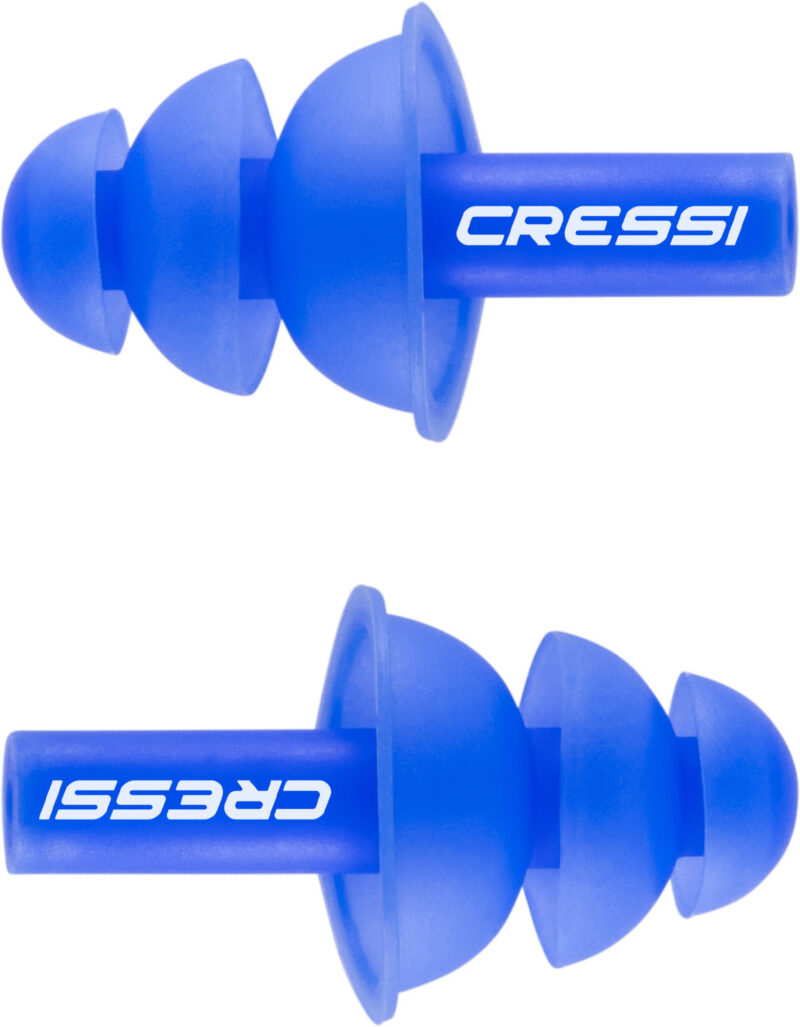 Cressi AQUA KIT EAR PLUGS + NOSE CLIP BLUE