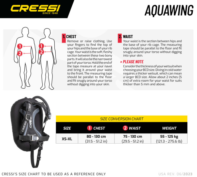 Cressi AQUAWING BCD XS/XL