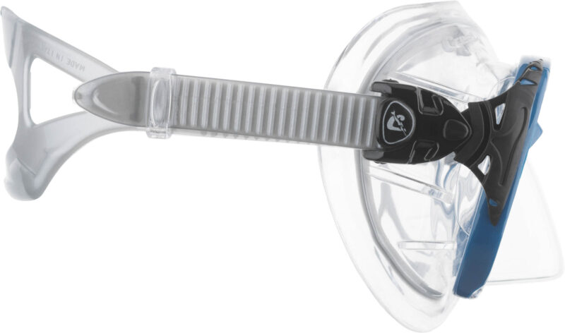 Cressi BIG EYES EVOLUTION MASK SIL CRYSTAL/FRAME BLUE BLACK - Image 4