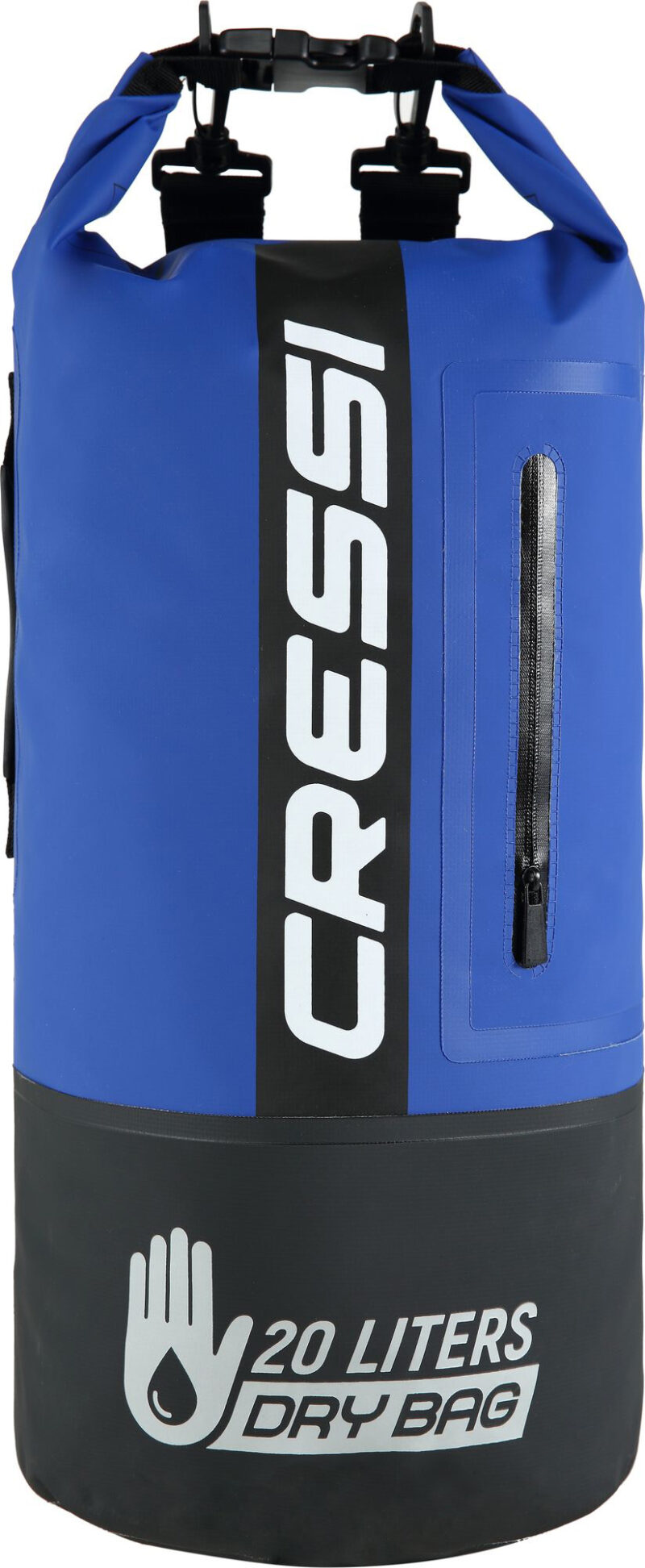 Cressi DRY BAG PREMIUM 20L BI-COLOR BLACK BLUE - Image 2