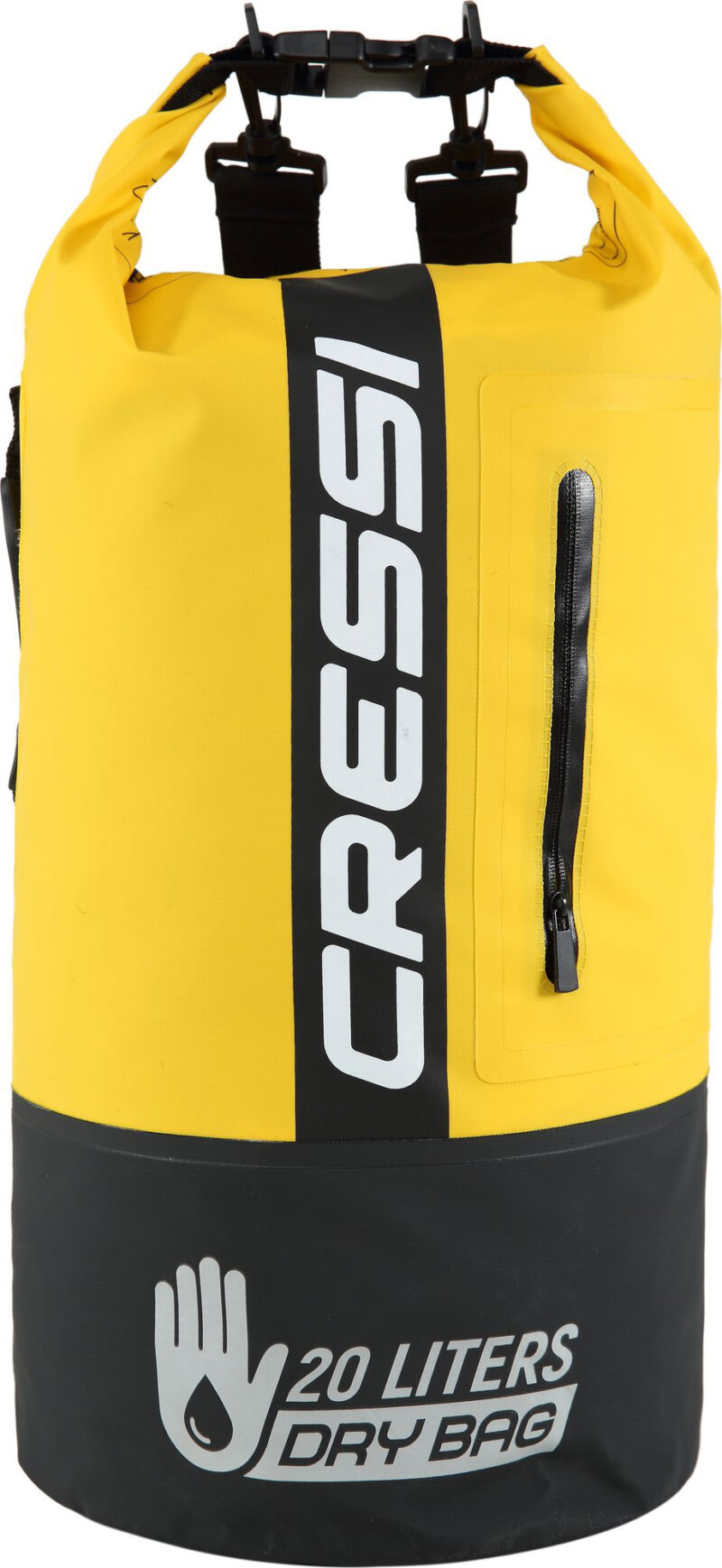 Cressi DRY BAG PREMIUM 20L BI-COLOR BLACK YELLOW - Image 2