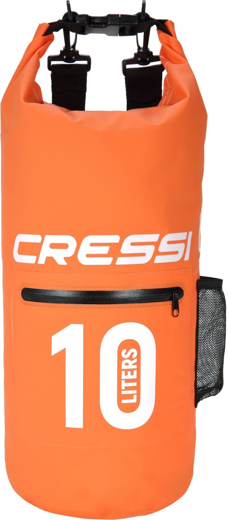 Cressi DRY BAG ORANGE WITH ZIP 10 lt