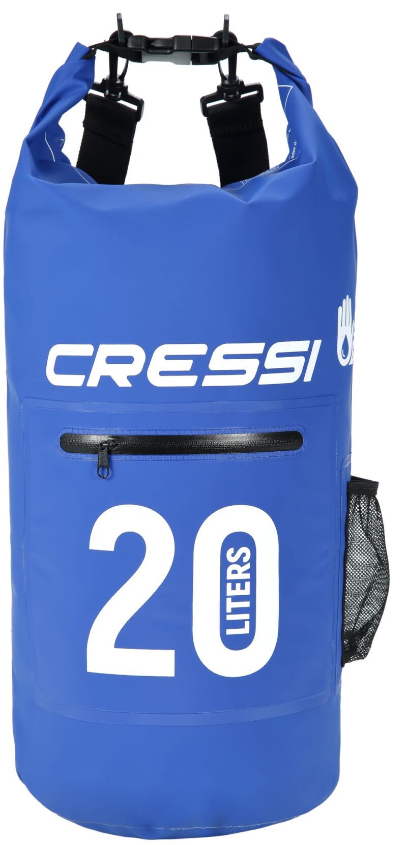 Cressi DRY BAG BLUE WITH ZIP 20 lt - Image 6