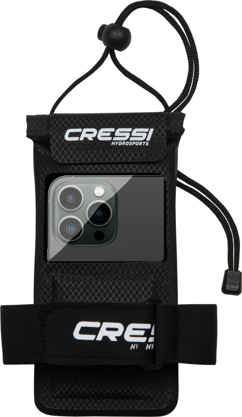Cressi FLOAT CASE FLOATING DRY PHONE CASE BLACK 6'' - Image 2