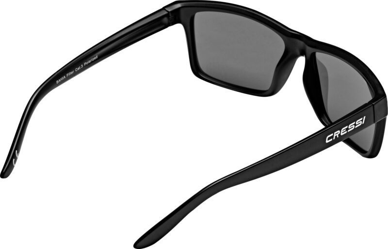 Cressi BAHIA FLOATING SUNGLASSES  BLACK/BLUE MIRRORED LENSES