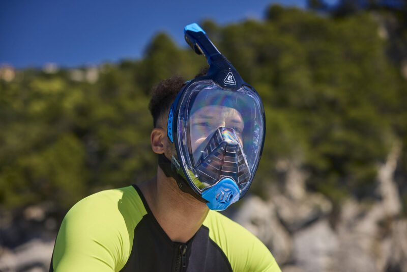 Cressi BALI FULL FACE MASK BLACK/GREY L/XL - Image 3