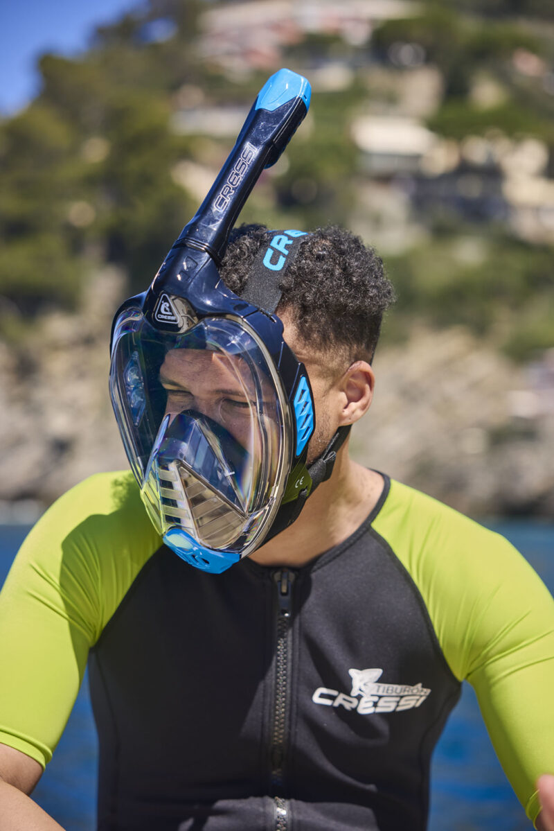 Cressi BALI FULL FACE MASK BLACK/GREY L/XL - Image 6