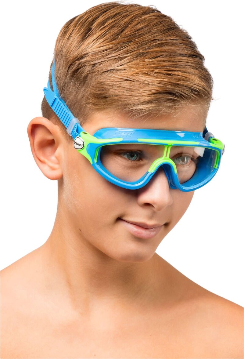 Cressi BALOO KID GOGGLES LIGHT BLUE/LIME - Image 2