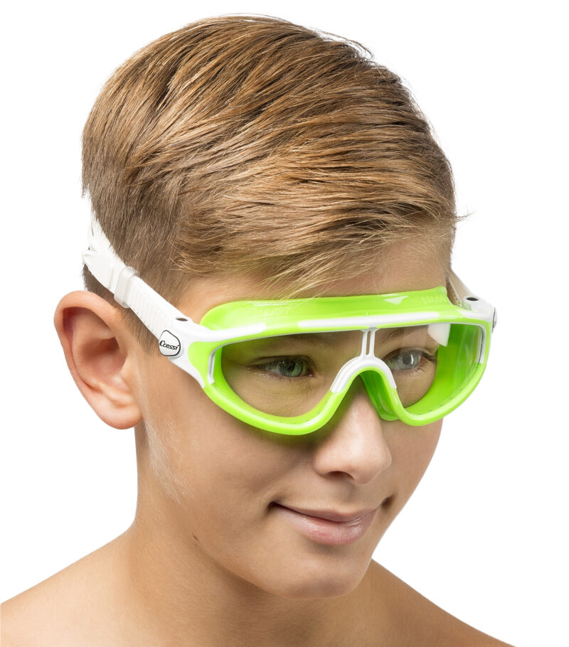 Cressi BALOO KID GOGGLES LIME/FRAME LIME WHITE - Image 2