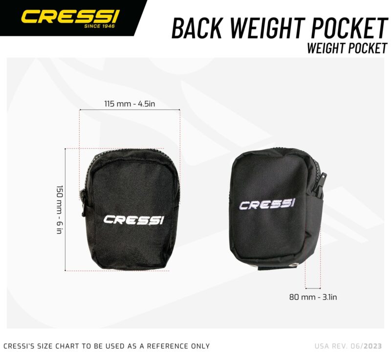 Cressi CAM BAND TRIM WEIGHT POCKETS FOR STRAP LOCKS BOTTLES - Image 5