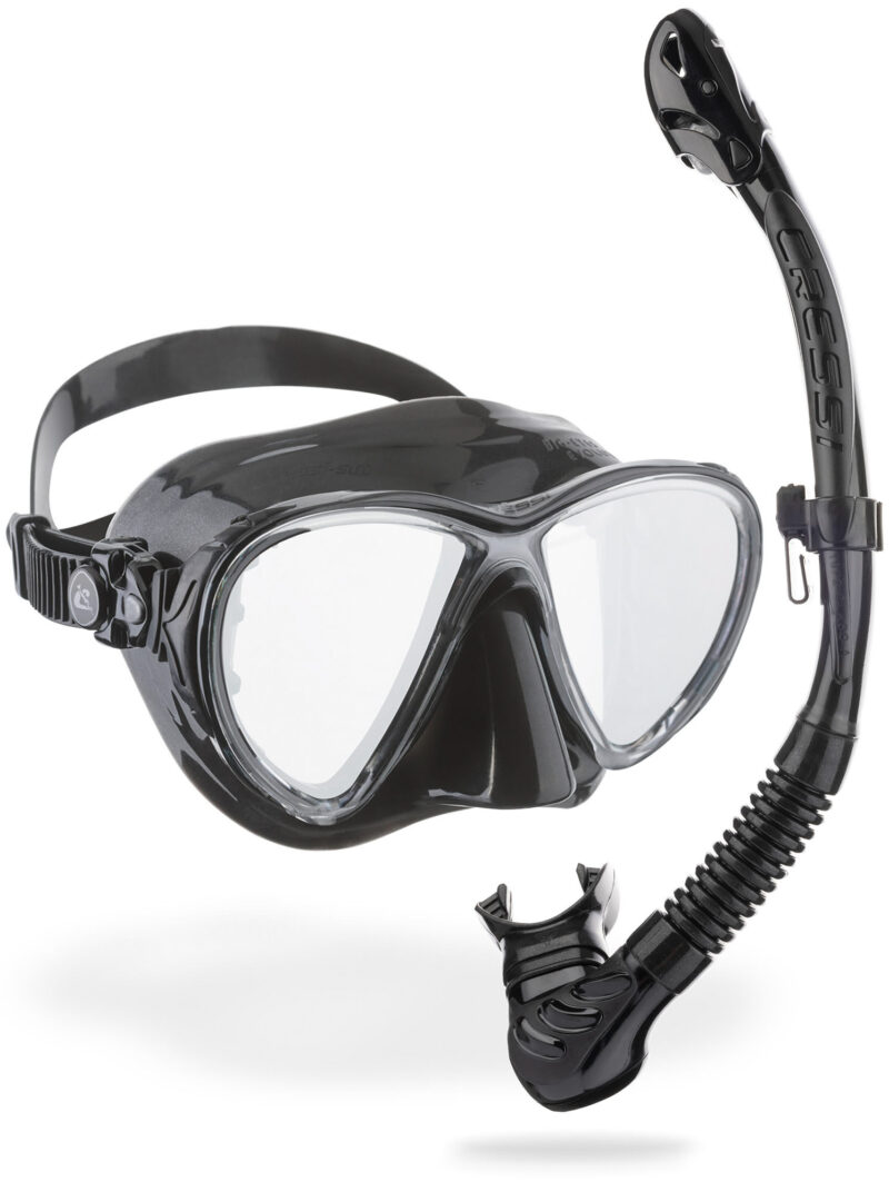 Cressi COMBO BIG EYES EVOLUTION SPECTRA LENS+ALPHA BLACK/BLACK - Image 2