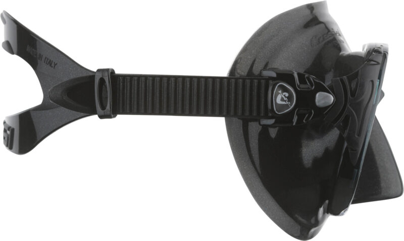 Cressi BIG EYES EVOLUTION MASK BLACK/BLACK SPECTRA MIR. LENSES SILV - Image 4