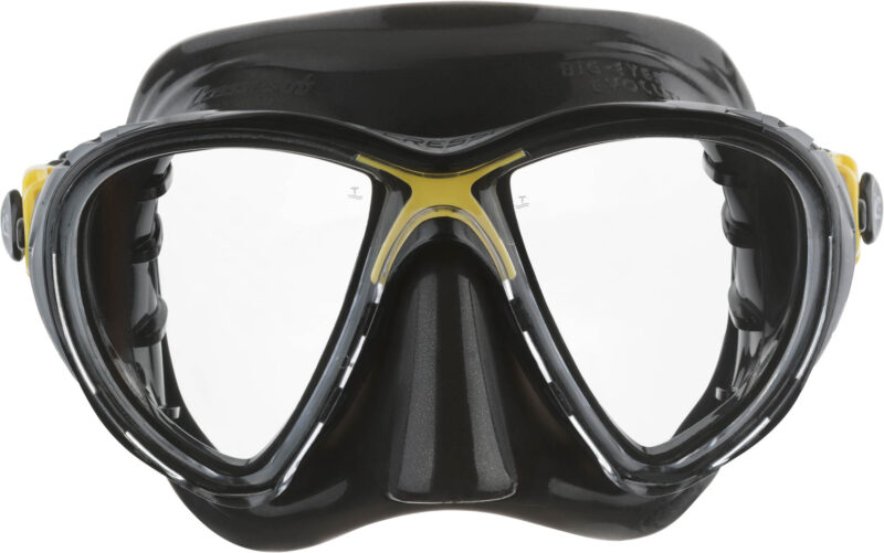 Cressi BIG EYES EVOLUTION MASK SIL DARK YELLOW - Image 3