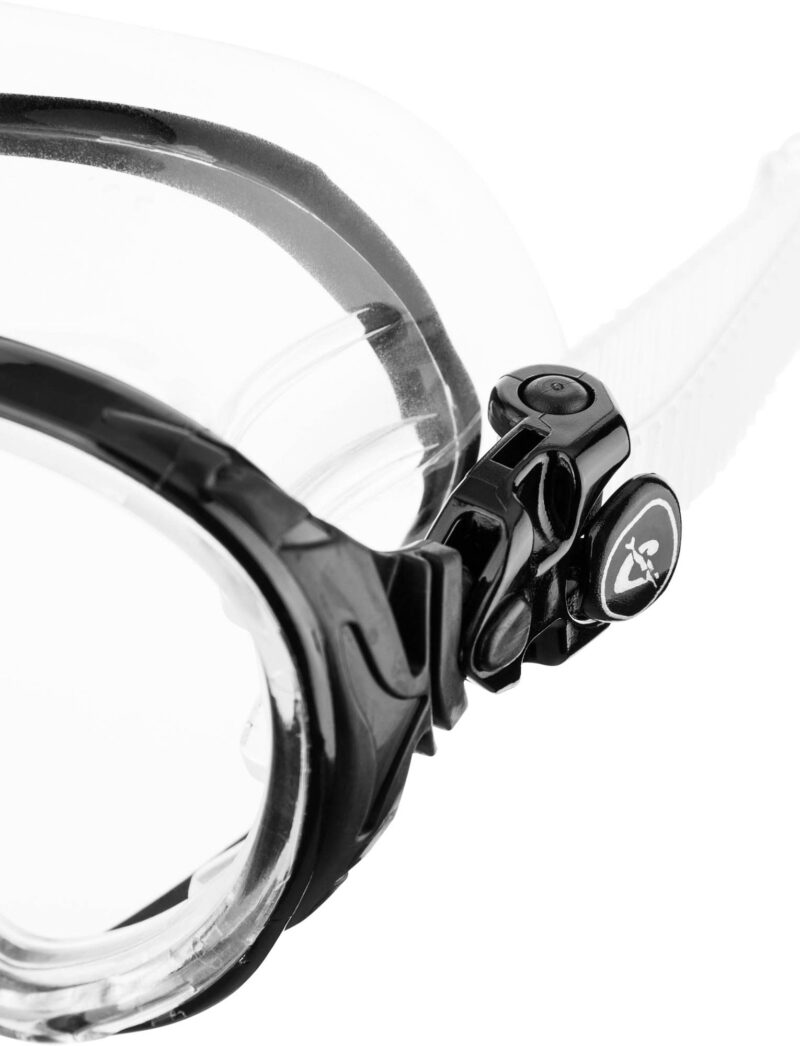 Cressi BIG EYES EVOLUTION MASK SIL CLEAR/FRAME BLACK - Image 9