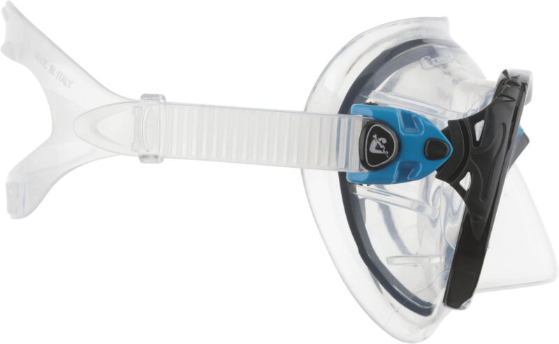 Cressi BIG EYES EVOLUTION MASK SIL CLEAR/FRAME BLUE BLACK - Image 9