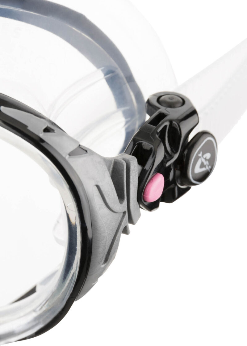 Cressi BIG EYES EVOLUTION MASK SIL CLEAR/FRAME PINK - Image 4