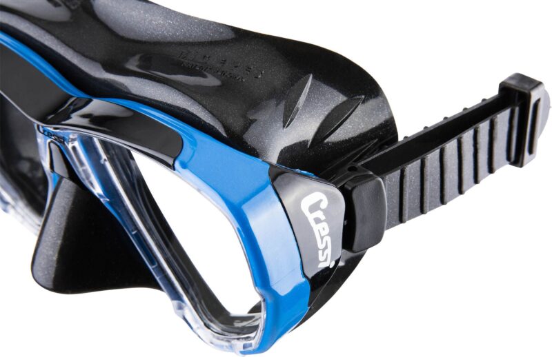 Cressi BIG EYES MASK SIL BLACK/FRAME BLUE - Image 2