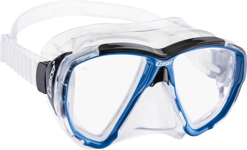Cressi BIG EYES MASK SIL CLEAR/FRAME AZURE - Image 4