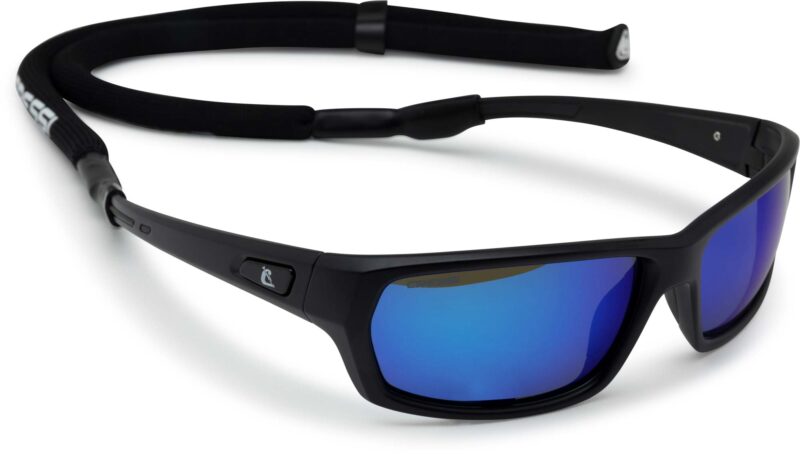 Cressi BILL SUNGLASSES W/LACE BLACK/MIRRORED LENS BLUE - Image 5