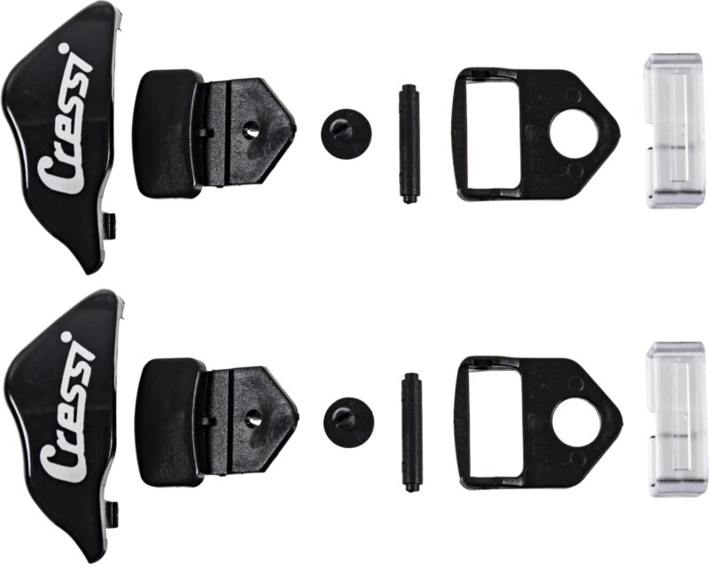 Cressi BUCKLE BIG EYES MASK BLACK (2pcs) - Image 2