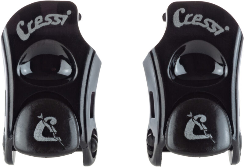 Cressi BUCKLES FOR SWIM GOGGLES BLACK  (2pcs)
