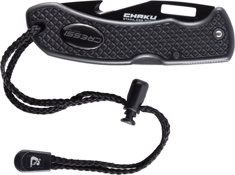 Cressi CHAKU KNIFE w/BLACK ELECTRO-PLATING BLACK - Image 4