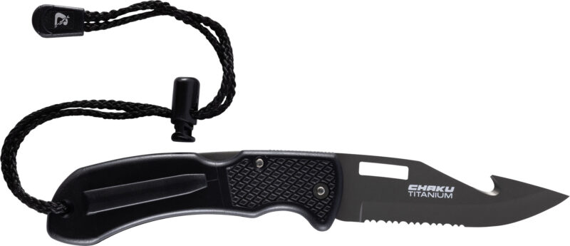 Cressi CHAKU KNIFE TITANIUM/BLACK