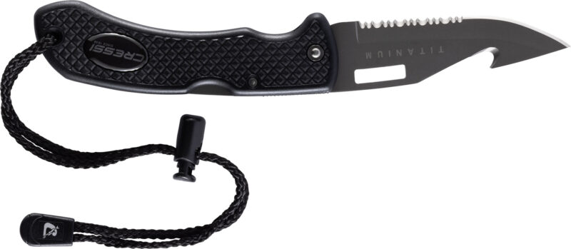 Cressi CHAKU KNIFE TITANIUM/BLACK - Image 5