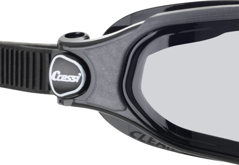 Cressi CLEAR EYES GOGGLES BLACK/GREY SMOKED LENS - Image 4