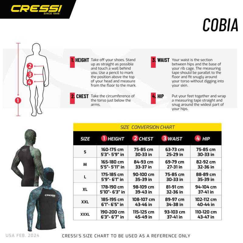 Cressi COBIA BLUE HUNTER RASH GUARD L - Image 6