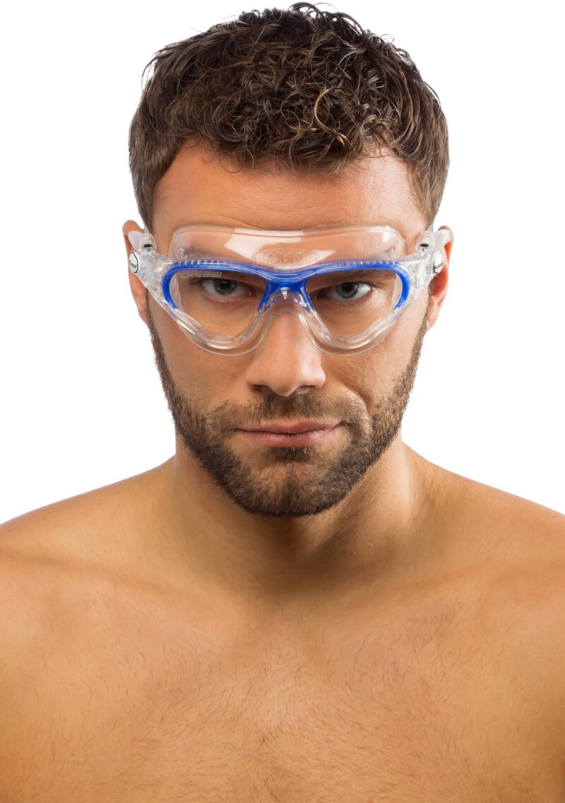 Cressi COBRA GOGGLES CLEAR/FRAME CLEAR BLUE - Image 3