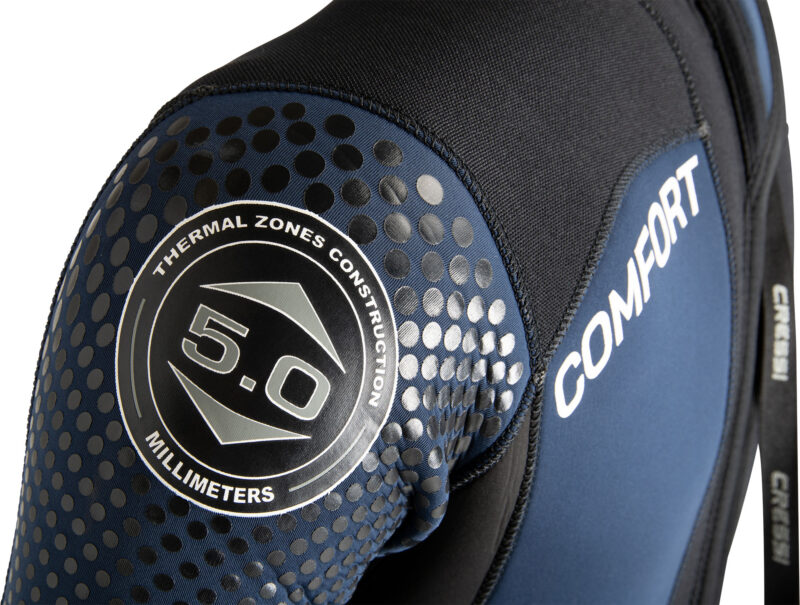Cressi COMFORT LADY MONOPIECE WETSUIT BLUE 5mm XS/1 - Image 9