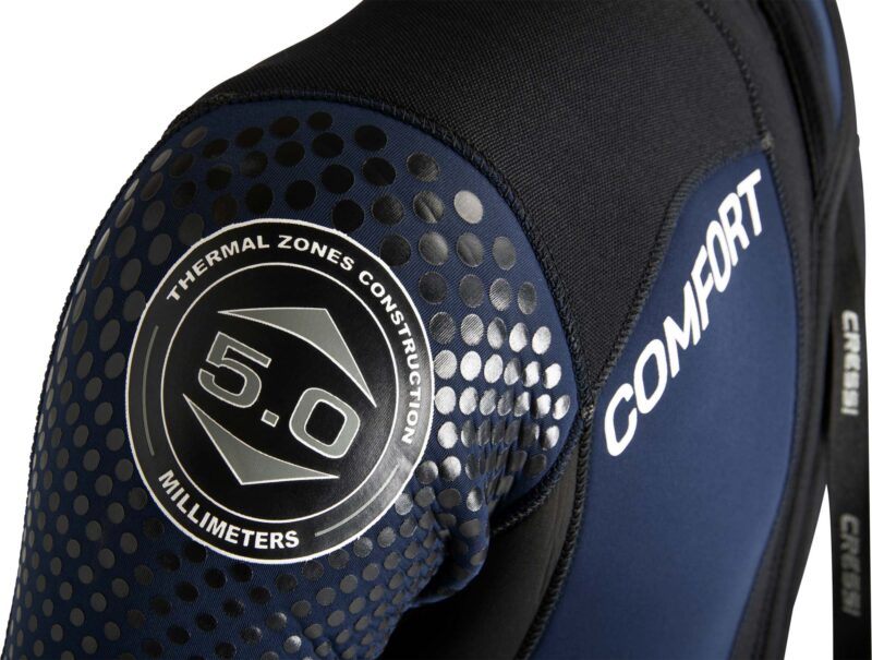 Cressi COMFORT MAN MONOPIECE WETSUIT BLUE 5mm 2XL/6 - Image 13