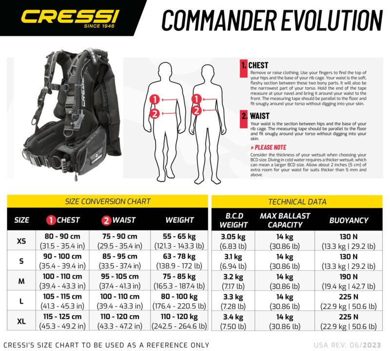 Cressi COMMANDER EVOLUTION BCD XL - Image 15