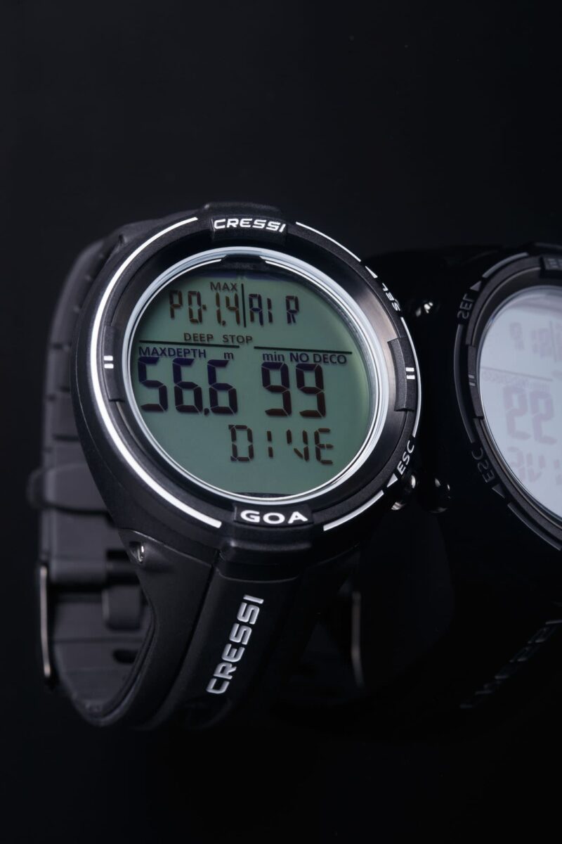 Cressi GOA WATCH COMPUTER BLACK/WHITE - Image 4