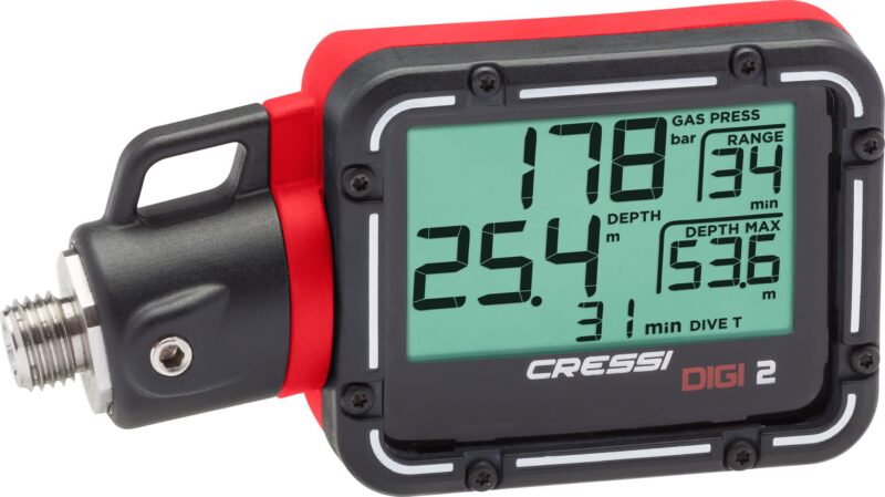 Cressi DIGI2 DIGITAL CONSOLE RED - Image 2
