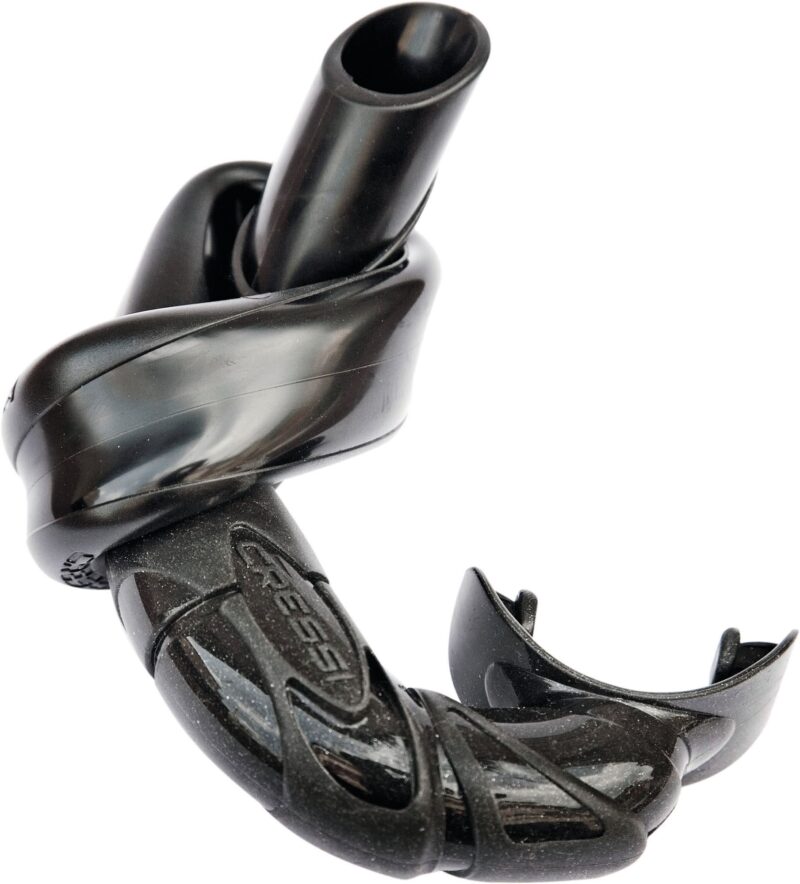 Cressi CORSICA SNORKEL SIL. BLACK/TUBE BLACK - Image 3