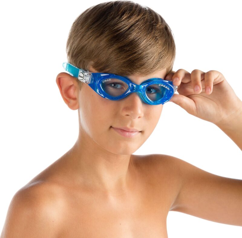 Cressi CRAB KID GOGGLES TRANSLUCENT BLUE - Image 3