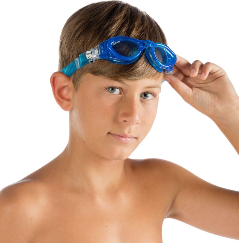 Cressi CRAB KID GOGGLES TRANSLUCENT BLUE