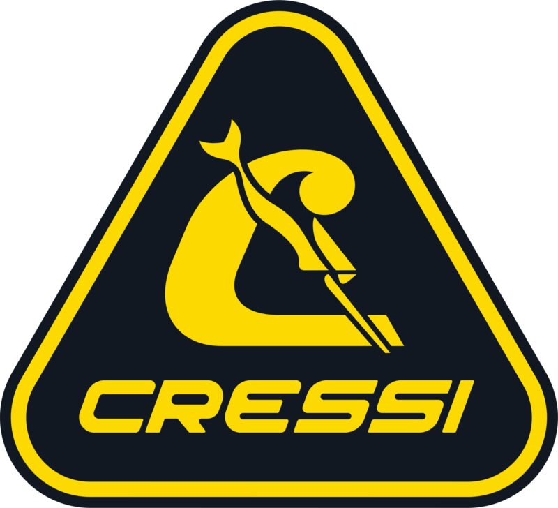 Cressi Cressi Triangle Sticker (black/yellow) [30 x 27 cm]
